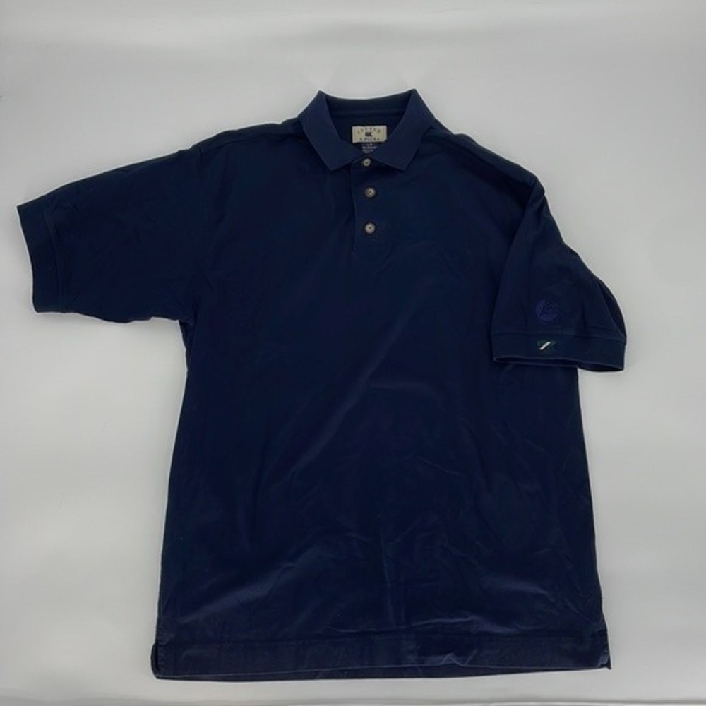 CUTTER & BUCK cotton "conagra' polo navy blue size LRG men's